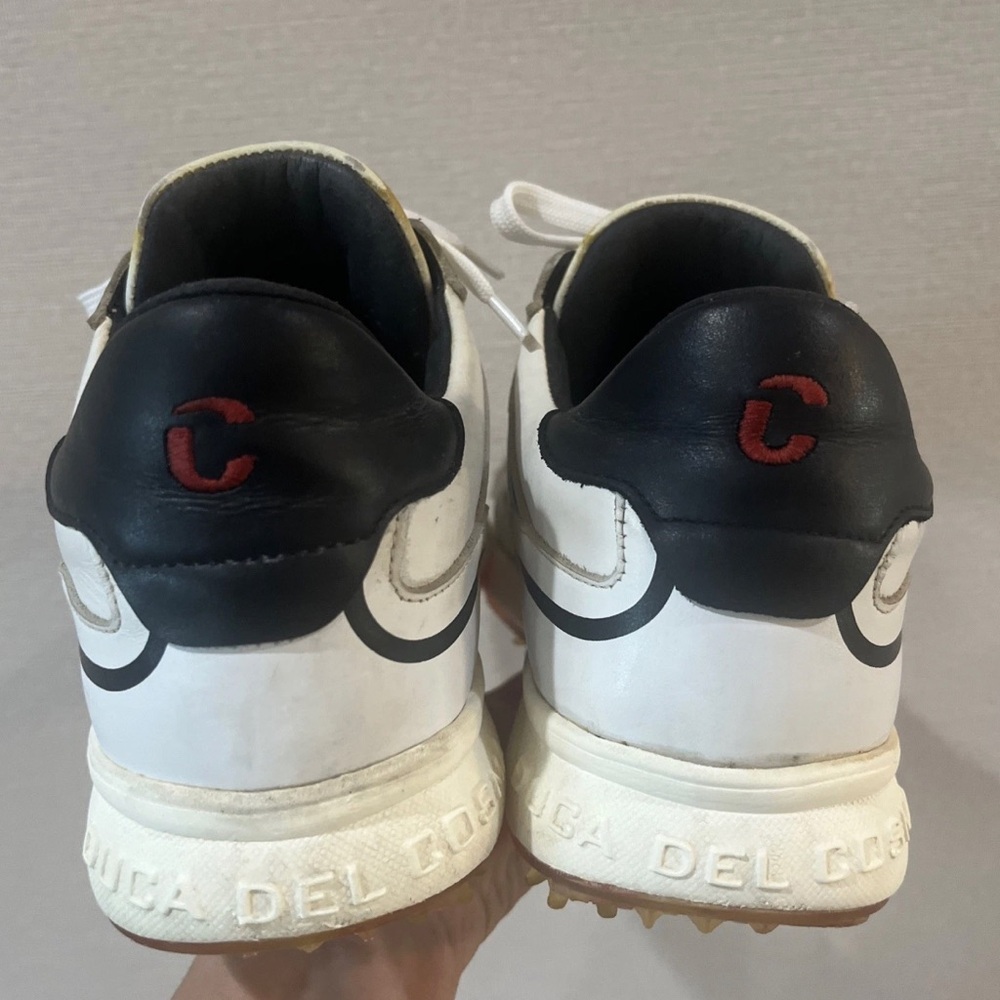 Duca del Cosma Orlando golf shoes - size 9 9.5 / white/navy - Picture 6 of 9